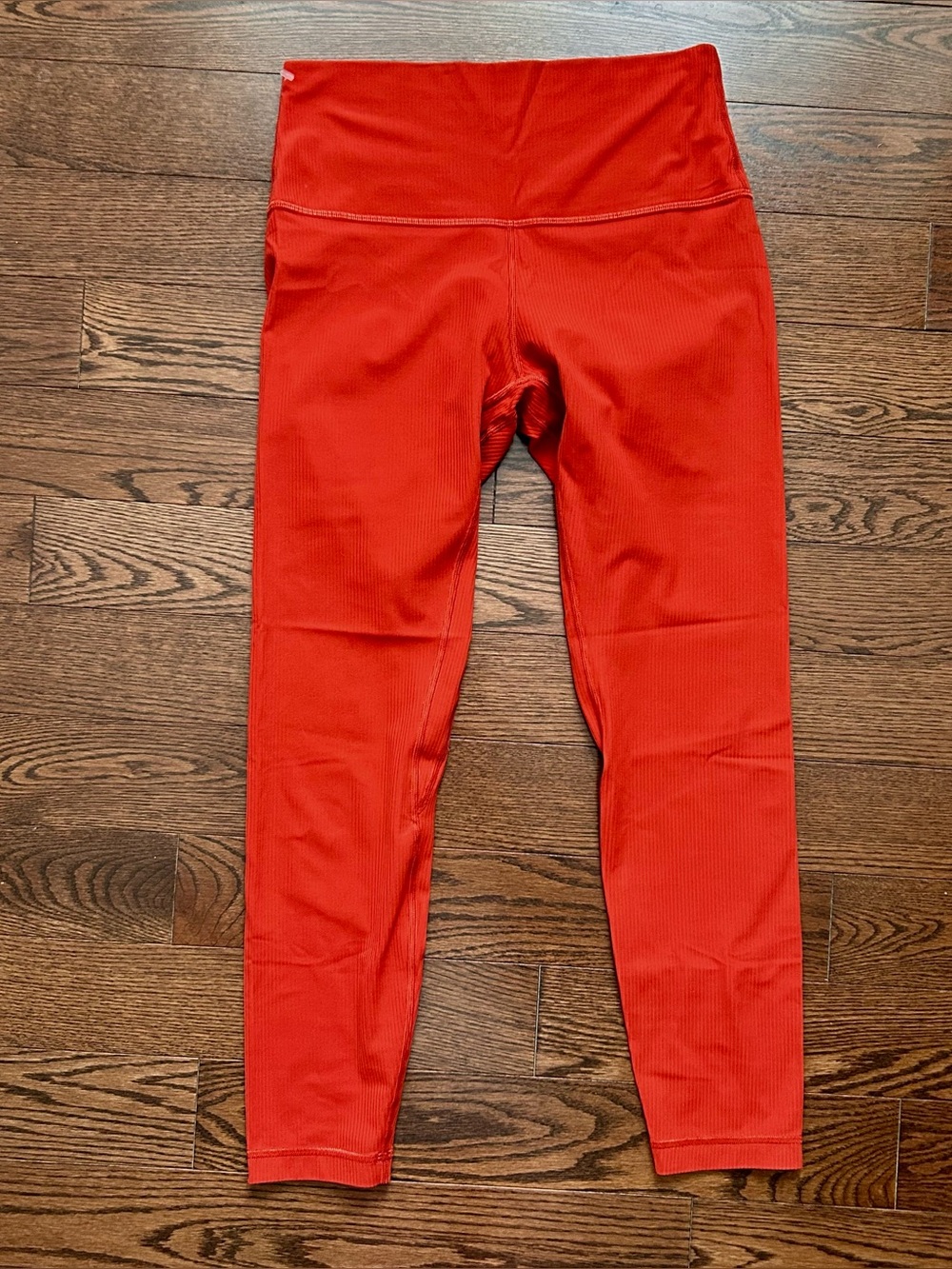 Lululemon Align Ribbed High-Rise Pant 25" Cayenne W5FJTS Material: Nulu